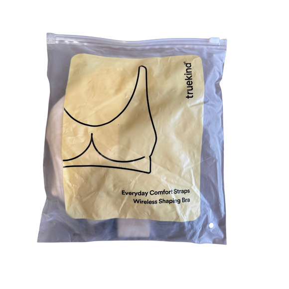 Shapermint TRUEKIND Everyday Comfort Straps Wirefree Shaper Bra Chai NWT Large - Picture 6 of 7